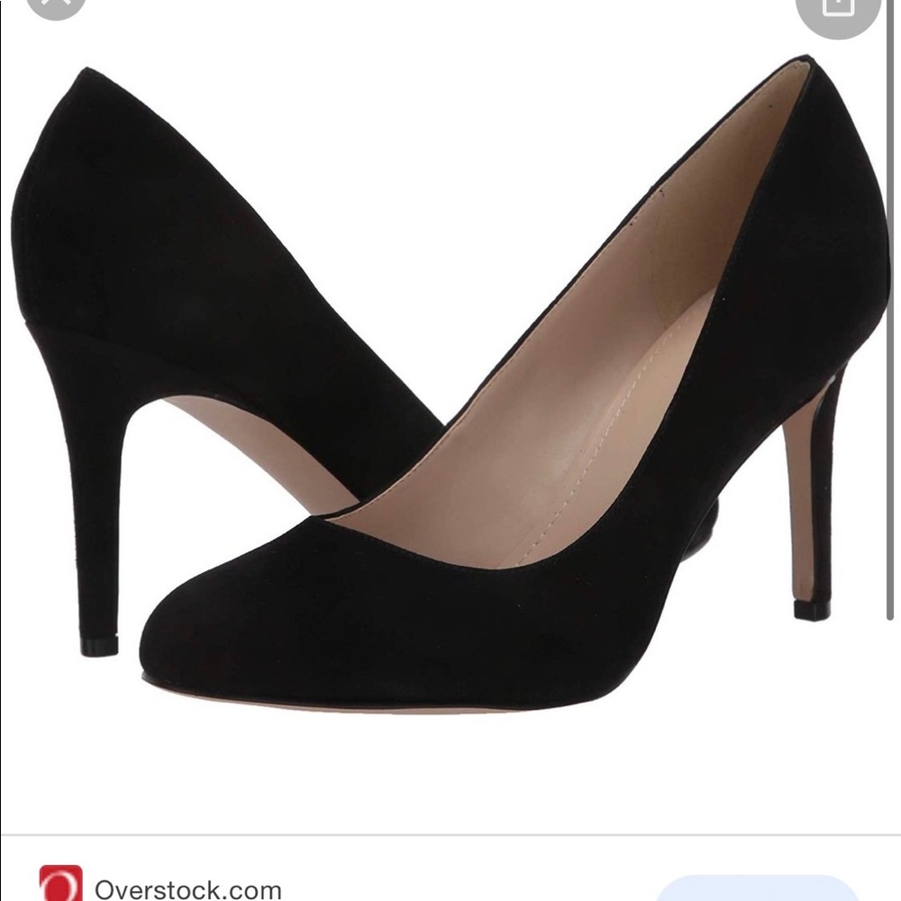 black velvet March fisher pumps Sz 9.5